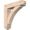 Ekena Millwork Thorton Arts and Crafts Smooth Bracket w/ Offset Brace, Douglas Fir, 7 1/2"W x 32"D x 32"H BKT0806X32X32THR03SDF - alternate 1